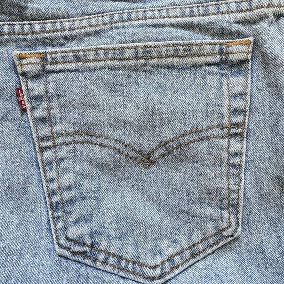 VINTAGE Levis 554 Jeans Mens 36 x 34 Blue Denim Relaxed Straight USA 90s Y2K - Picture 7 of 14